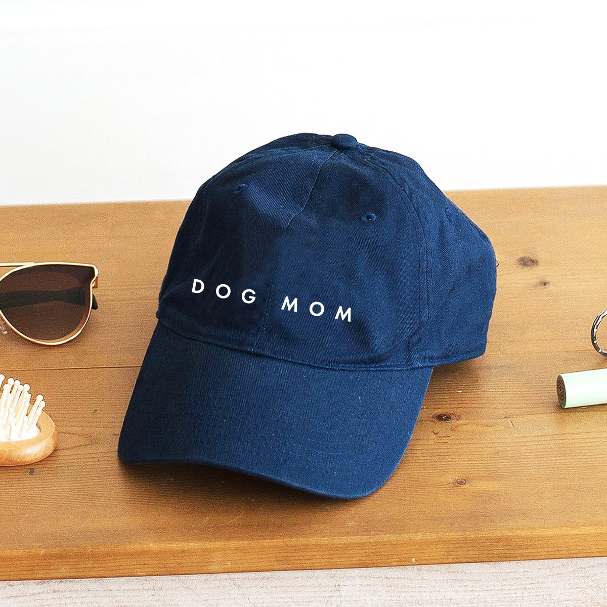 Dog Mom Navy Cap