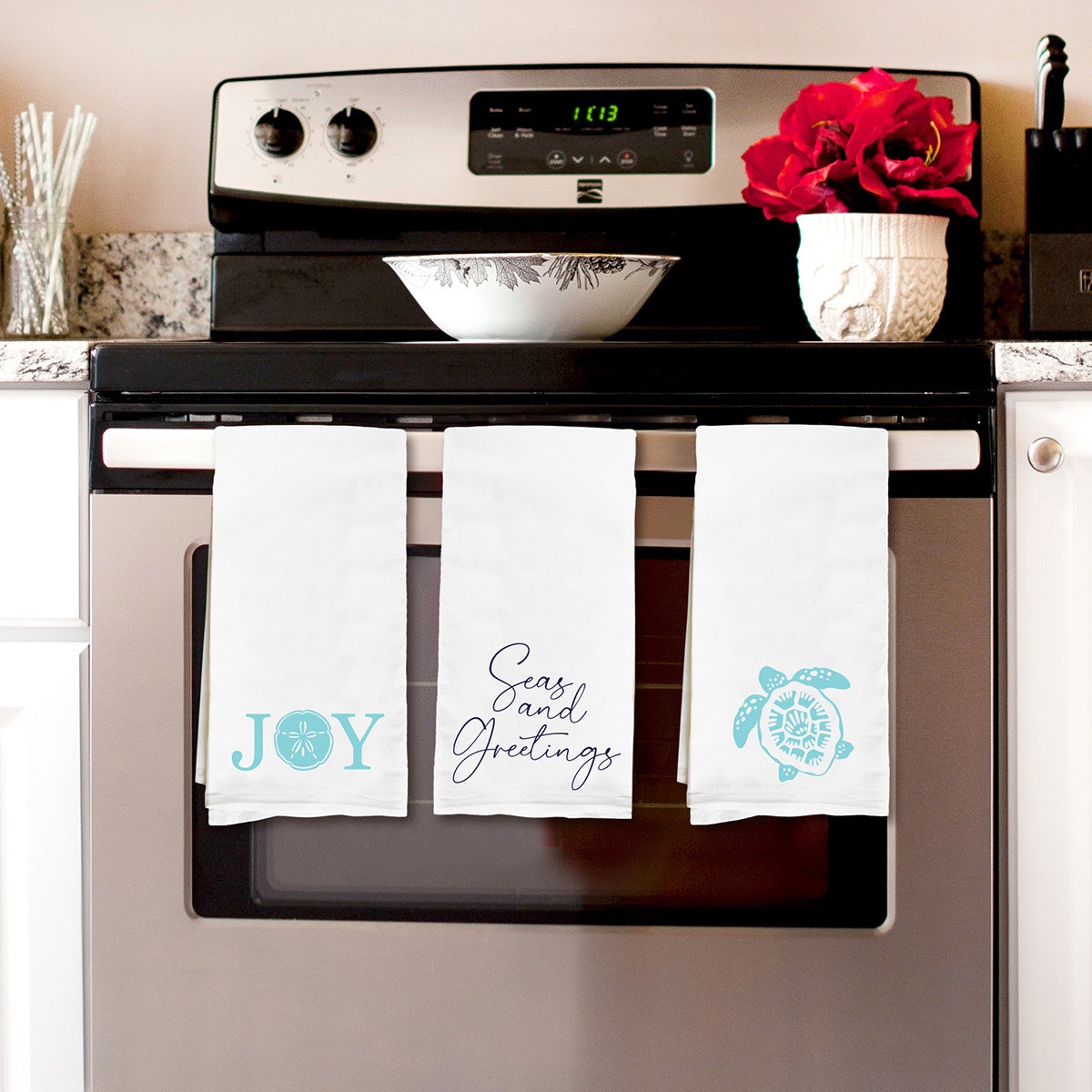 Seas and Greetings Hand Towel