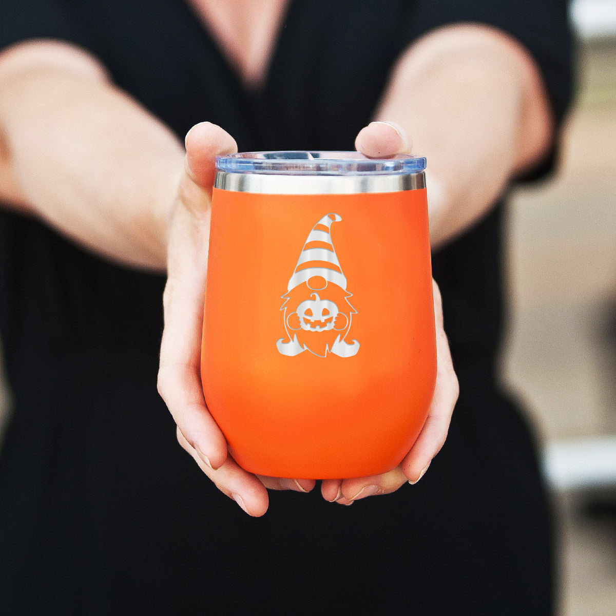 Halloween Gnome Orange 12oz. Insulated Tumbler