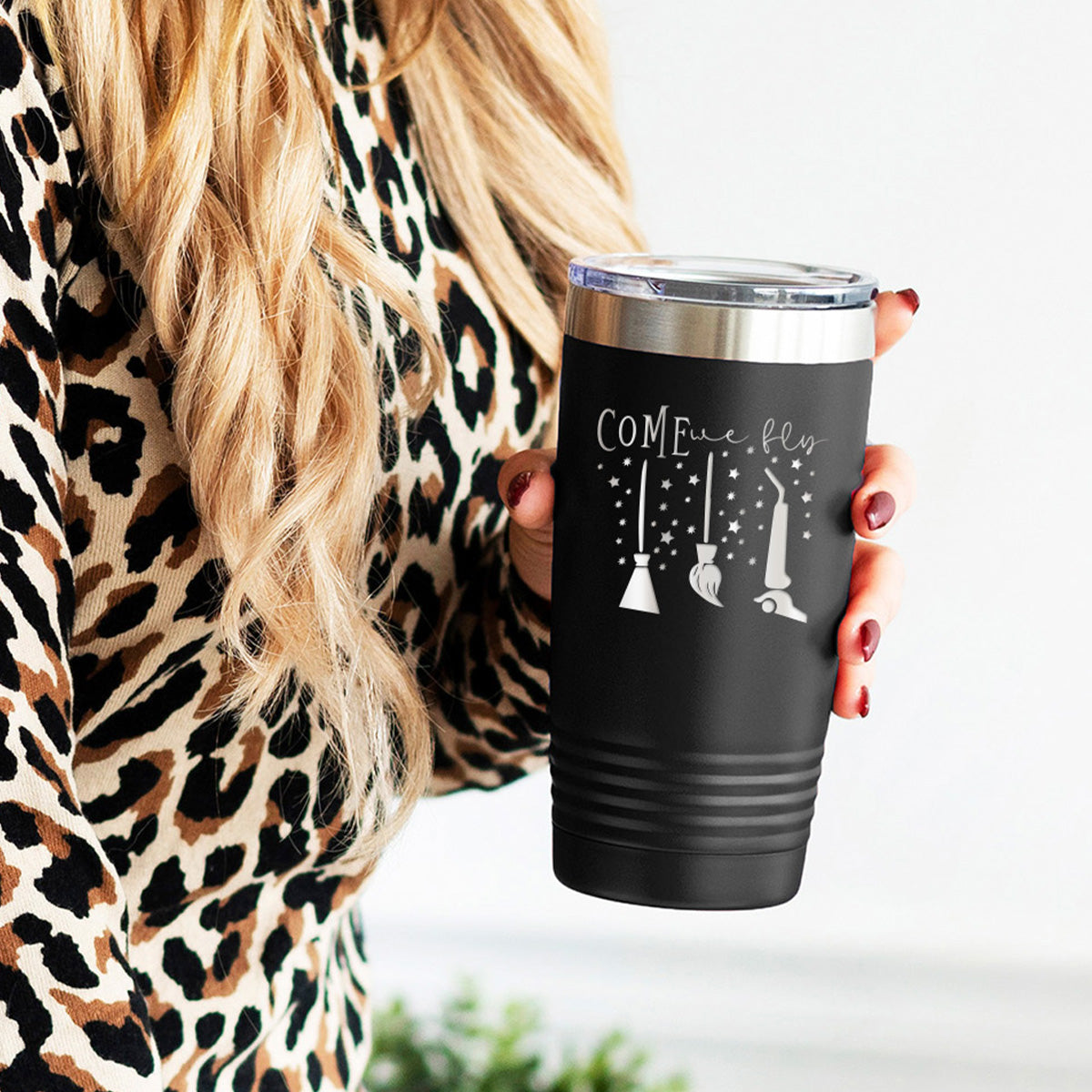 Come We Fly Black 20oz. Insulated Tumbler