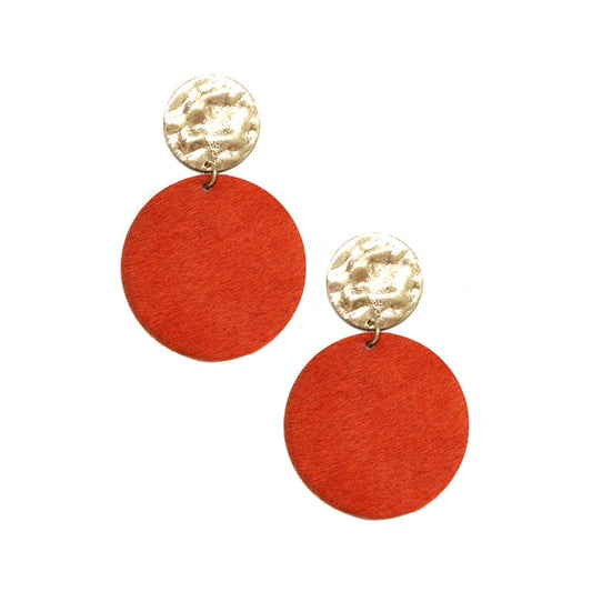 Burnt Orange Natalie  Earrings