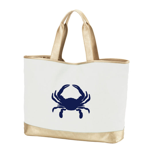 Crab Creme Cabana Tote