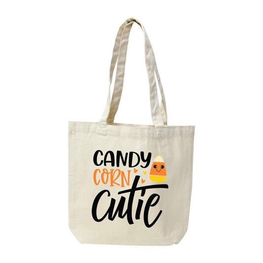 Candy Corn Cutie Canvas Tote