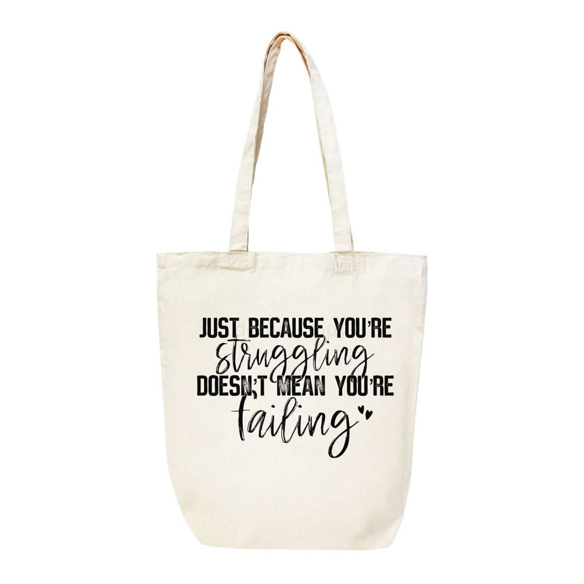 Just Because Canvas Tote