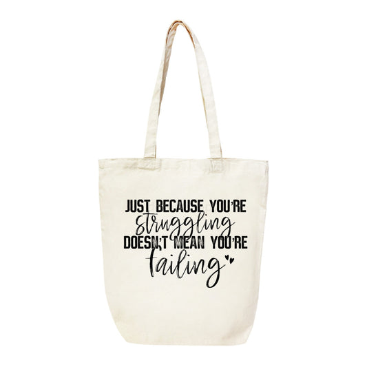 Just Because Canvas Tote