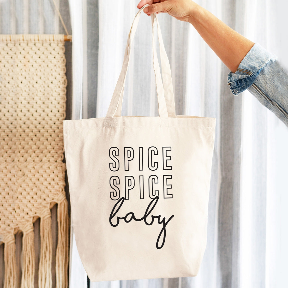 Spice Spice Baby Canvas Tote