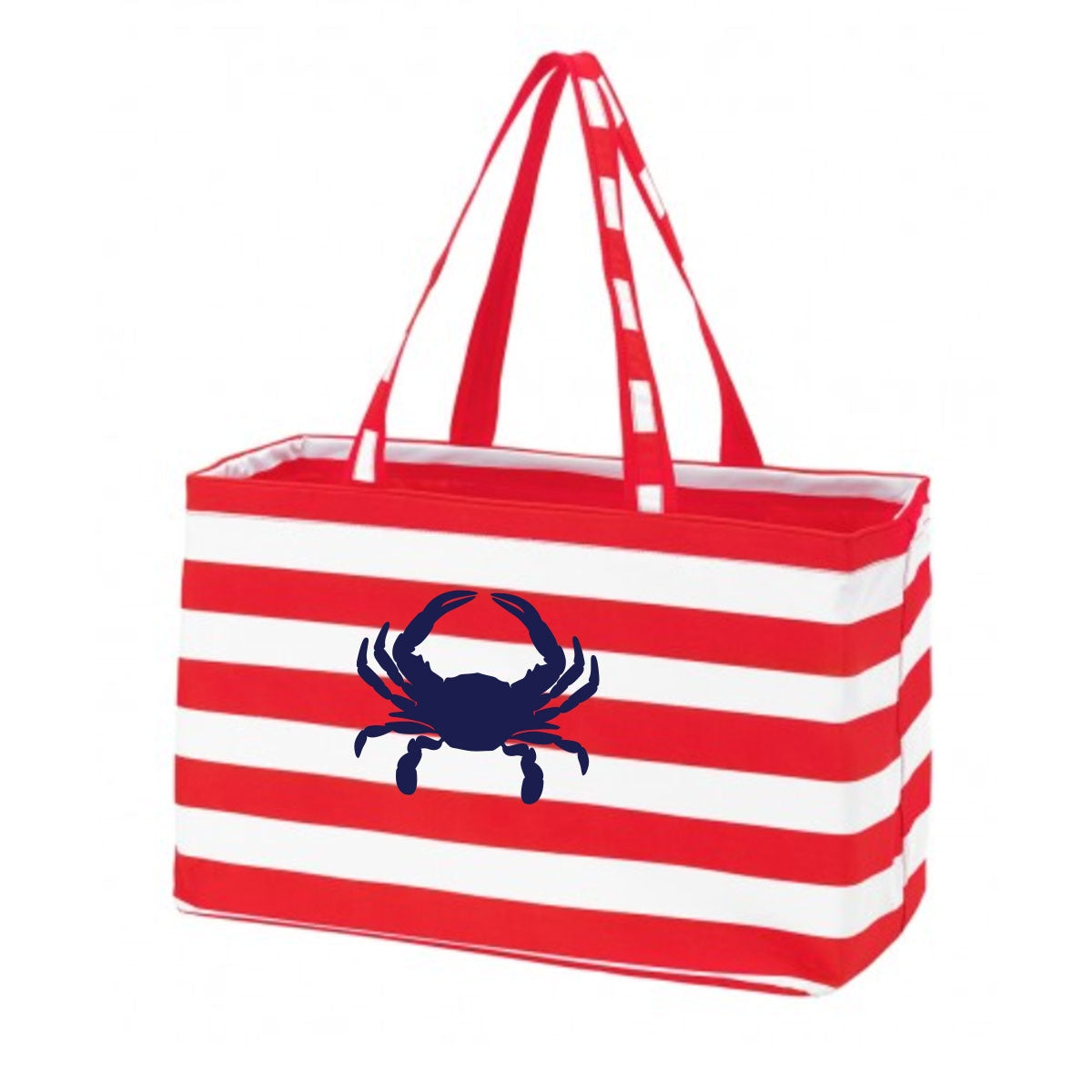 Crab Red Stripe Ultimate Tote