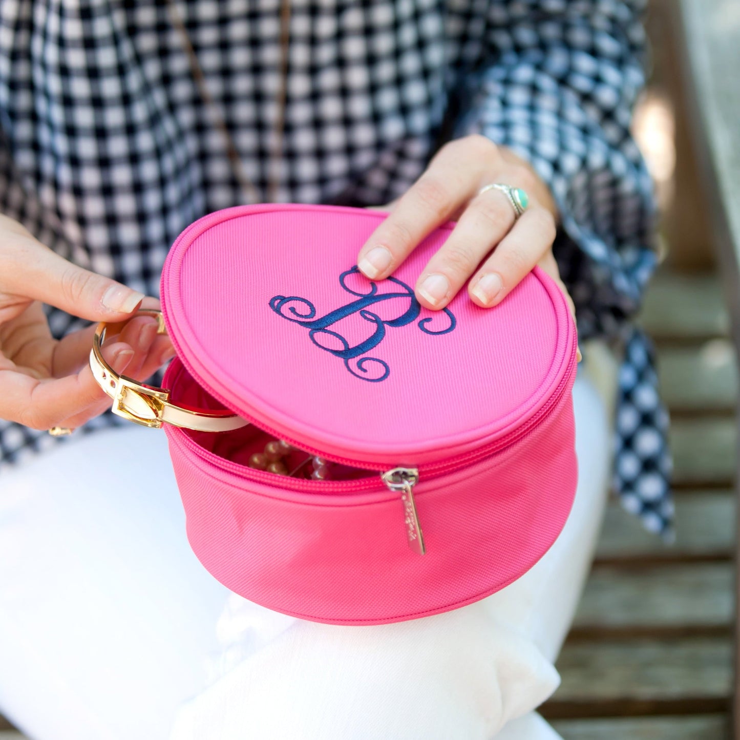 Hot Pink Jewelry Case