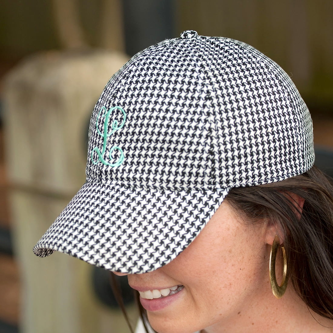 Houndstooth Cap