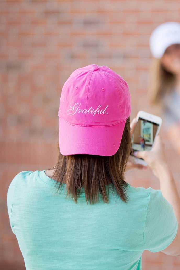 Hot Pink Grateful Cap