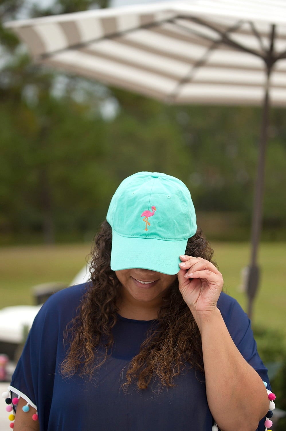 Flamingo Mint Cap