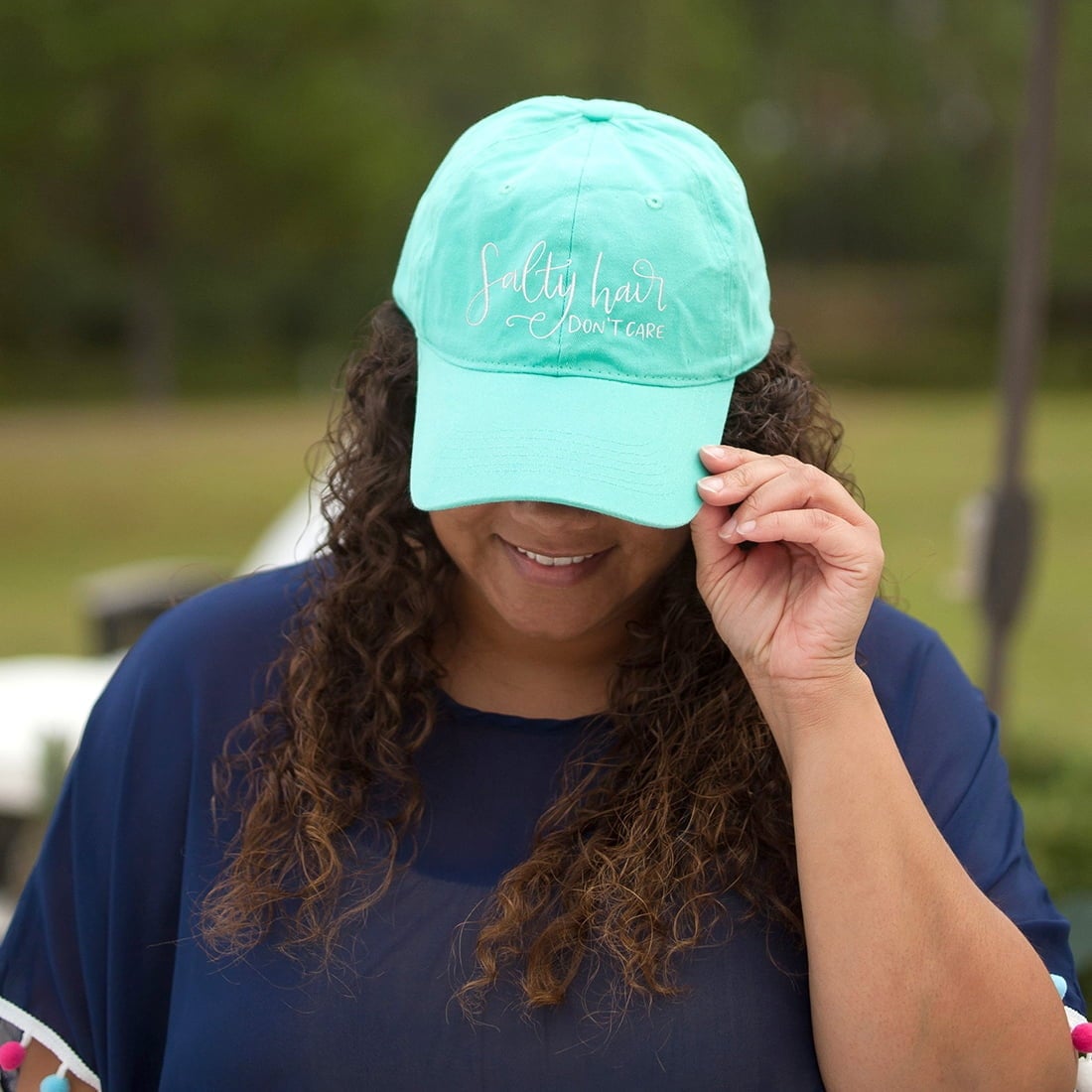 Salty Hair Don't Care Mint Cap