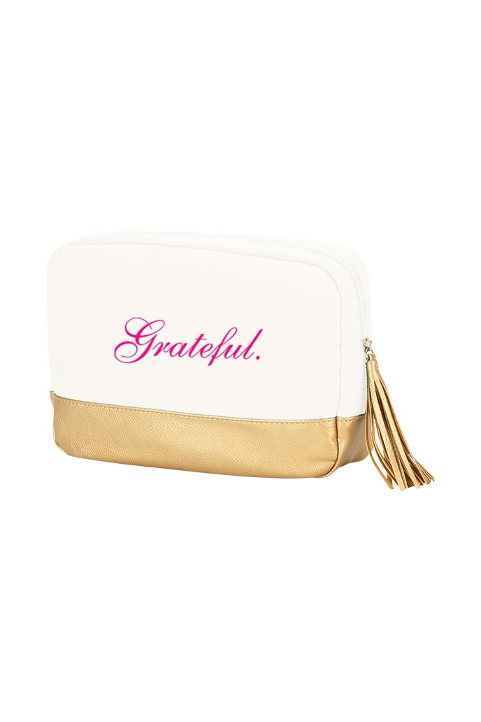 Creme Grateful Cosmetic Bag