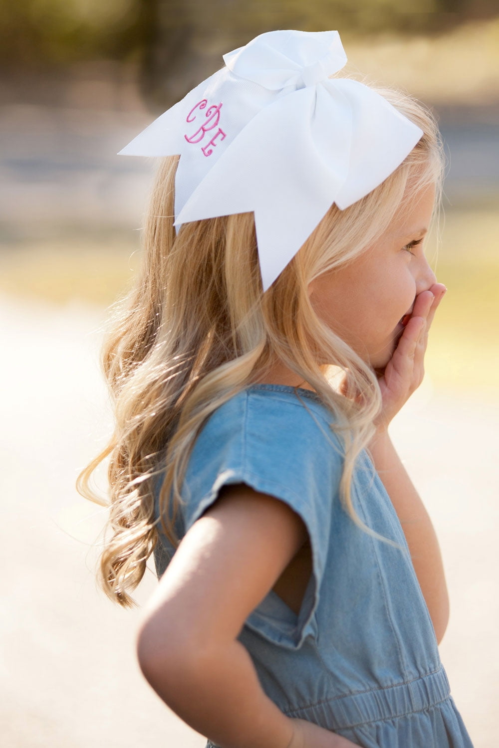 White Hair Bow