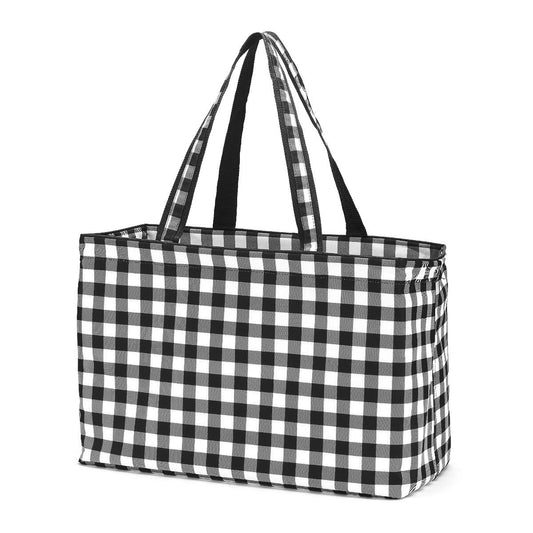 Black Buffalo Check Ultimate Tote