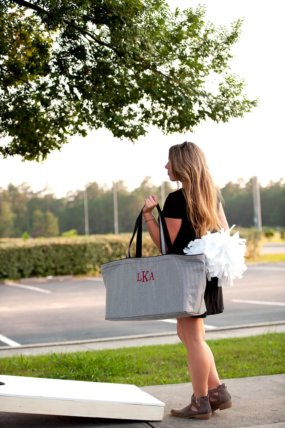 Houndstooth Ultimate Tote