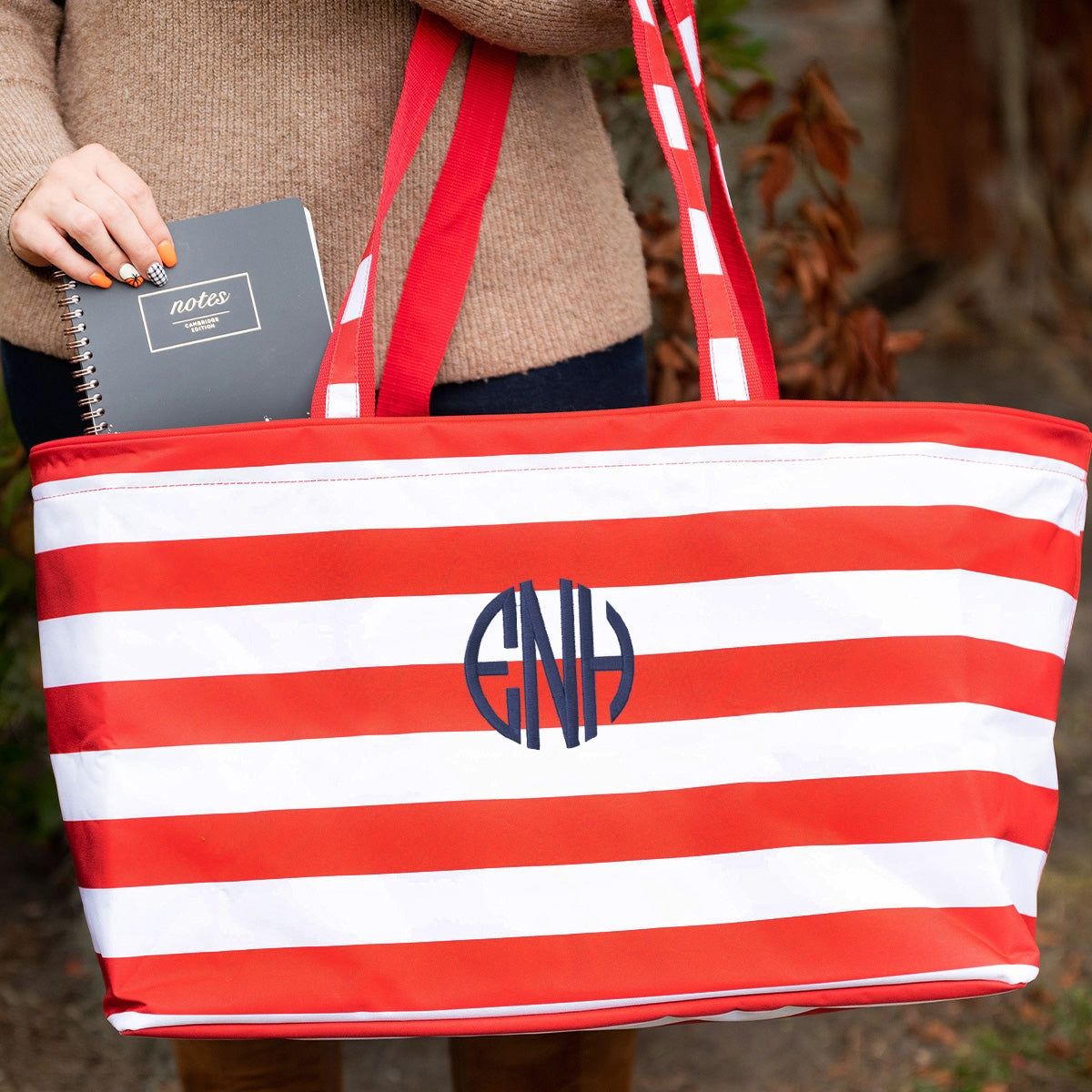 Red Stripe Ultimate Tote