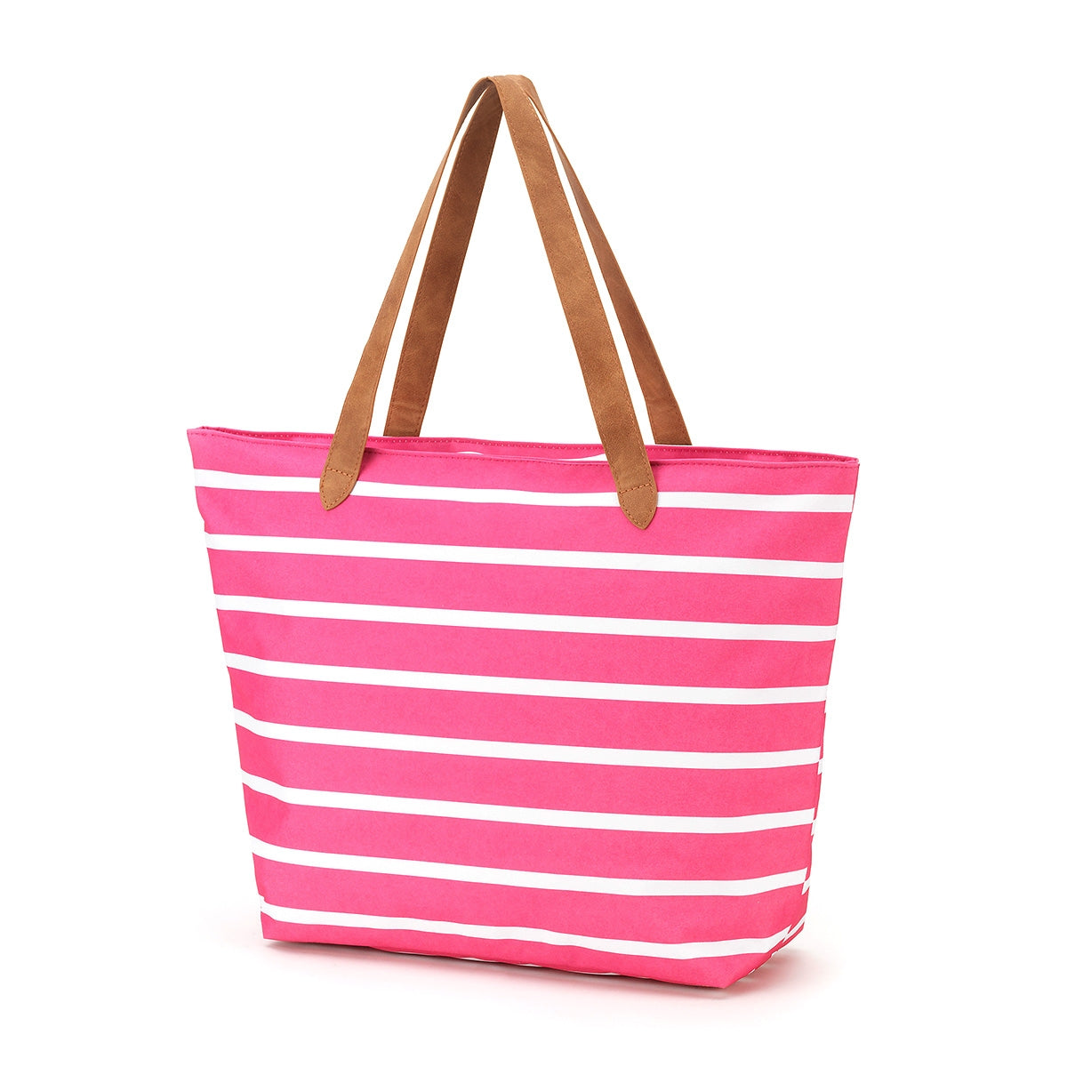 Hot Pink Stripe Tote