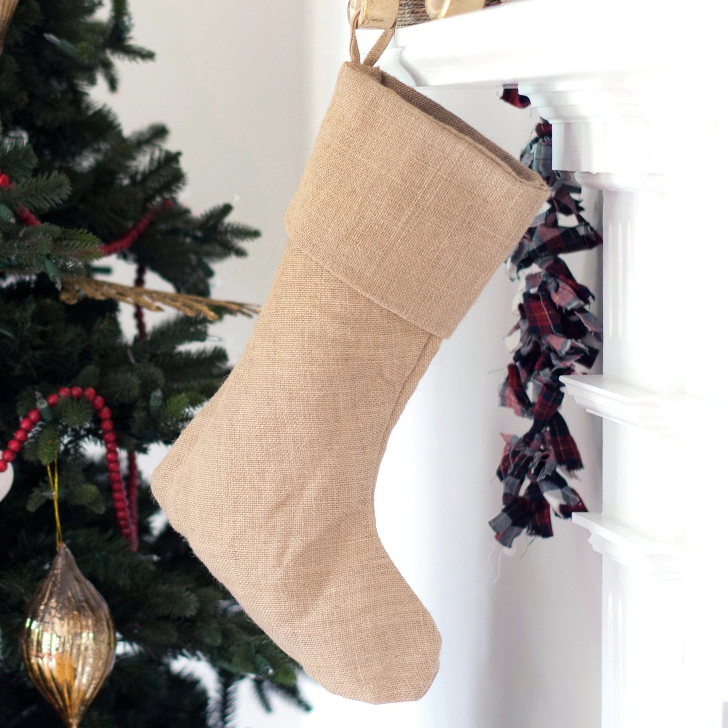 Burlap Stocking