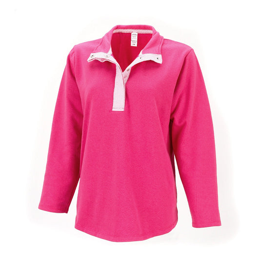 Hot Pink Stripe Savannah Pullover