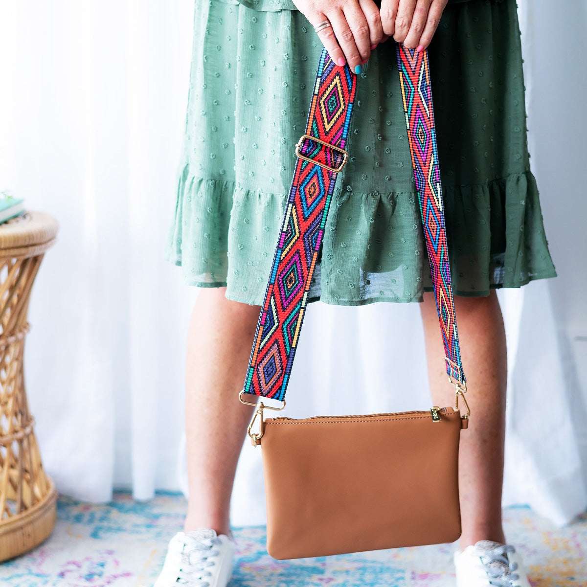 Colorful Aztec Crossbody Strap