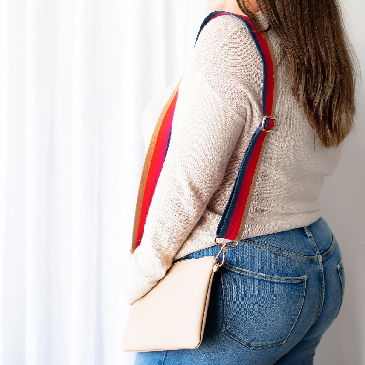 Bright Stripe Crossbody Strap