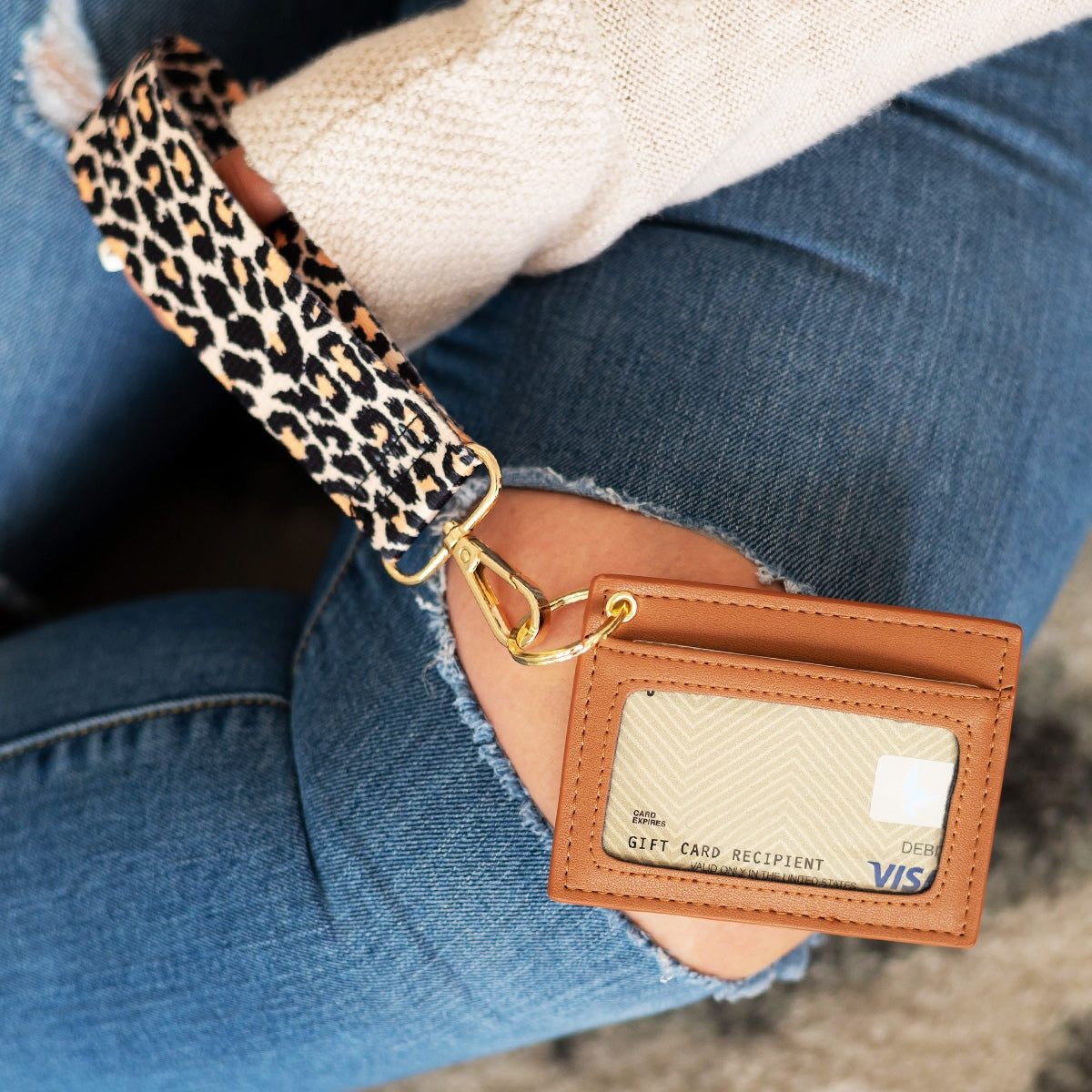 Camel Wallet Keychain