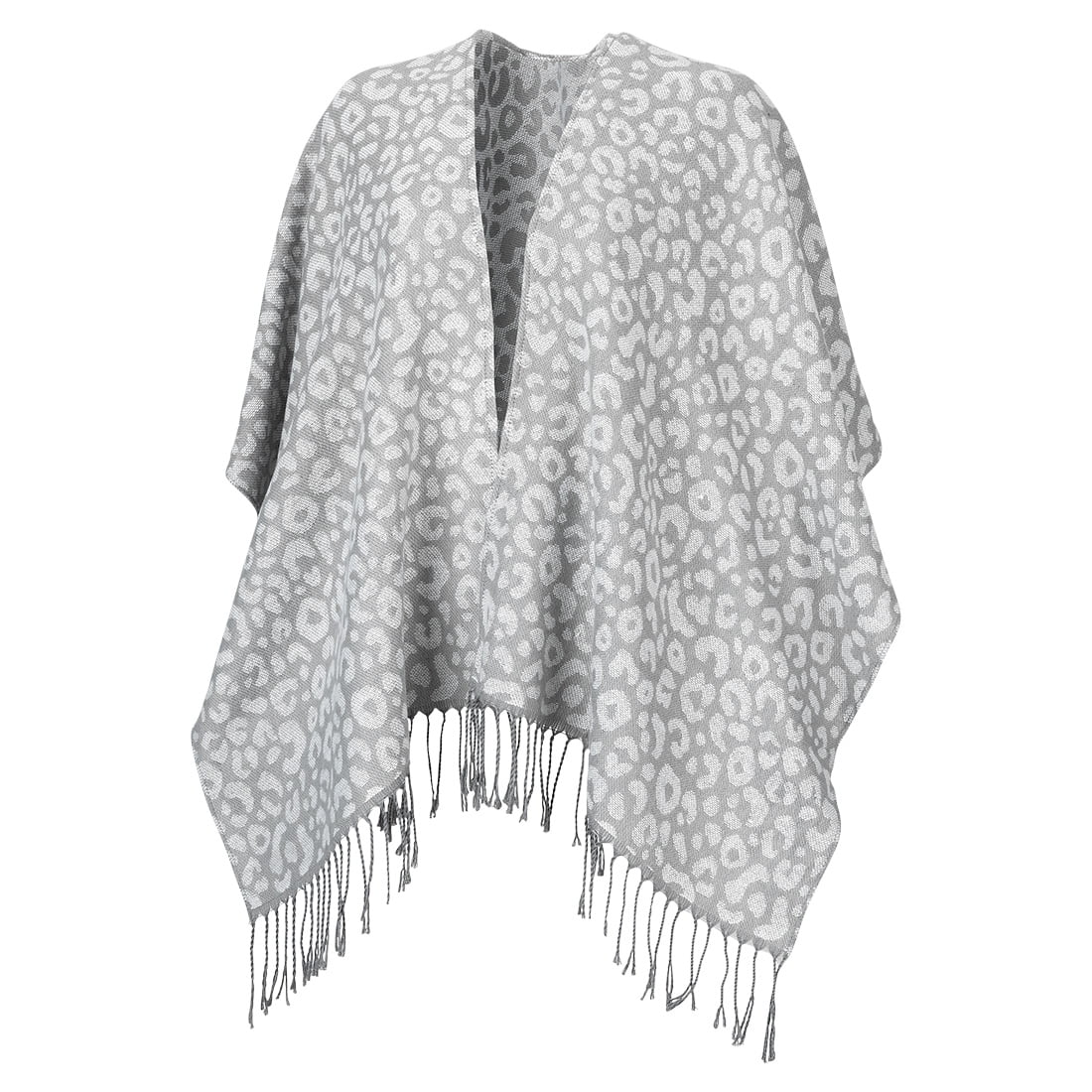 Smokey Leopard Kennedy Shawl