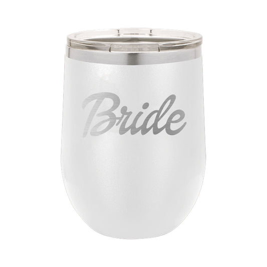 Bride White 12oz Insulated Tumbler