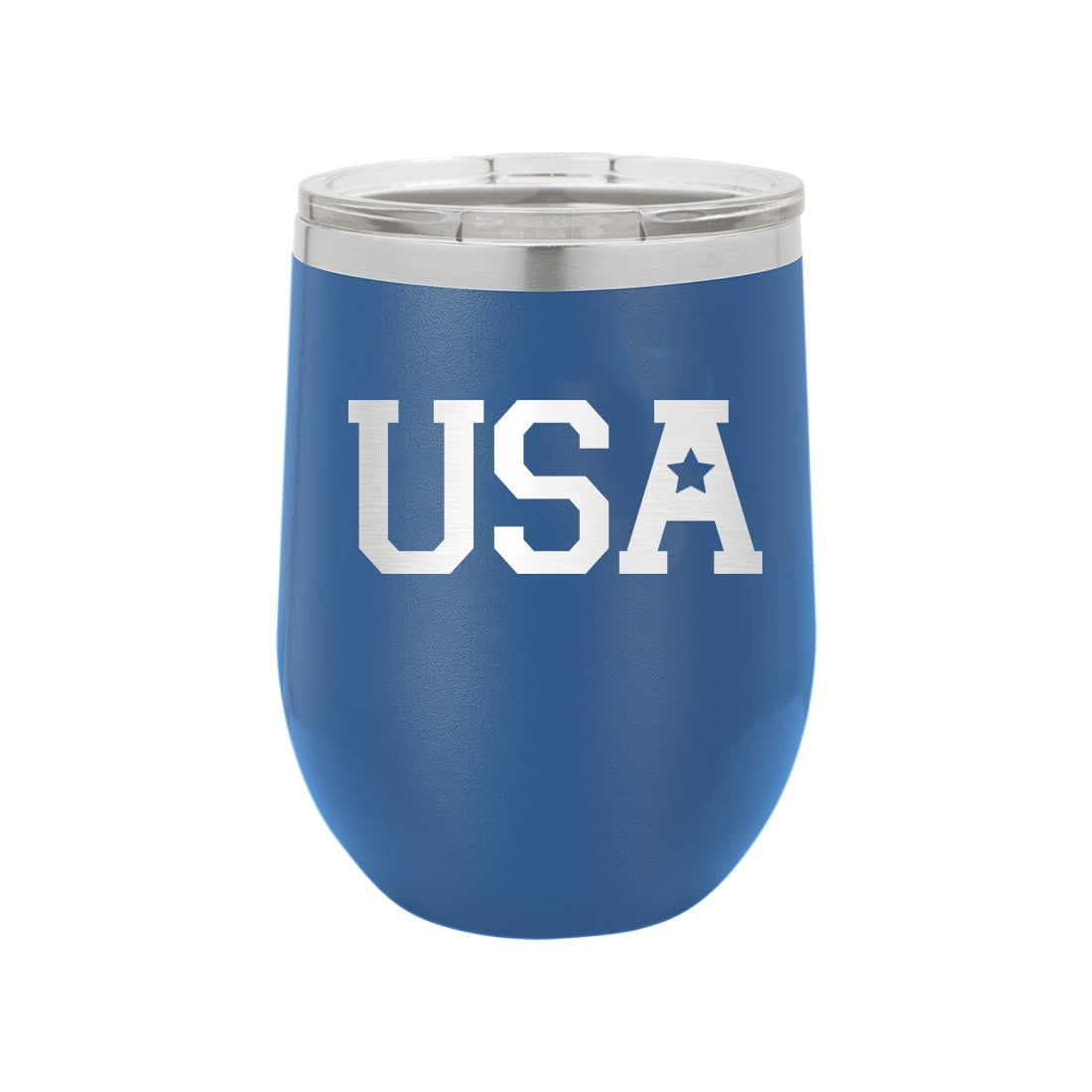 USA Royal Blue 12oz Insulated Tumbler