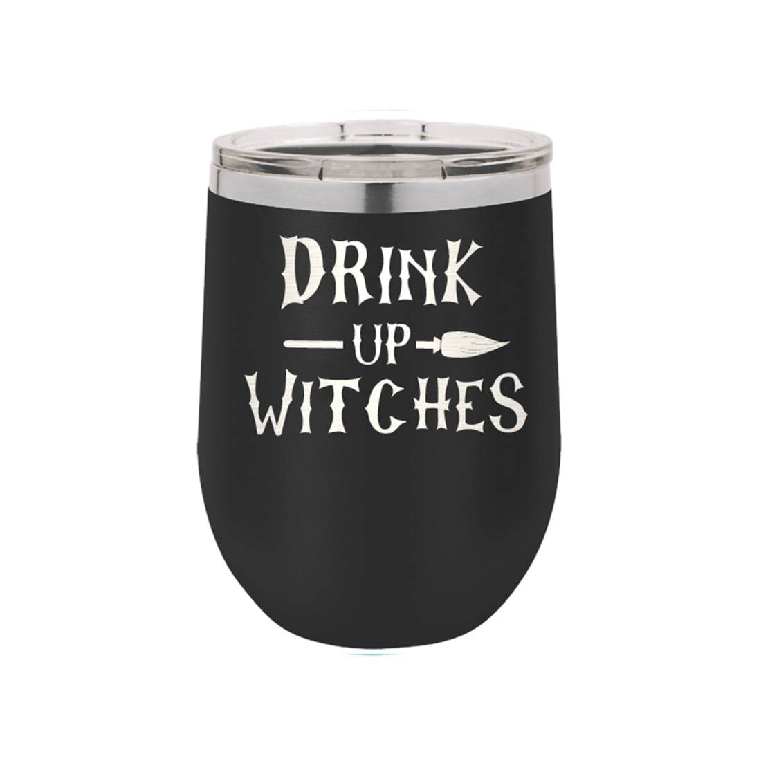 Drink Up Witches Black 12oz Insulated Tumbler