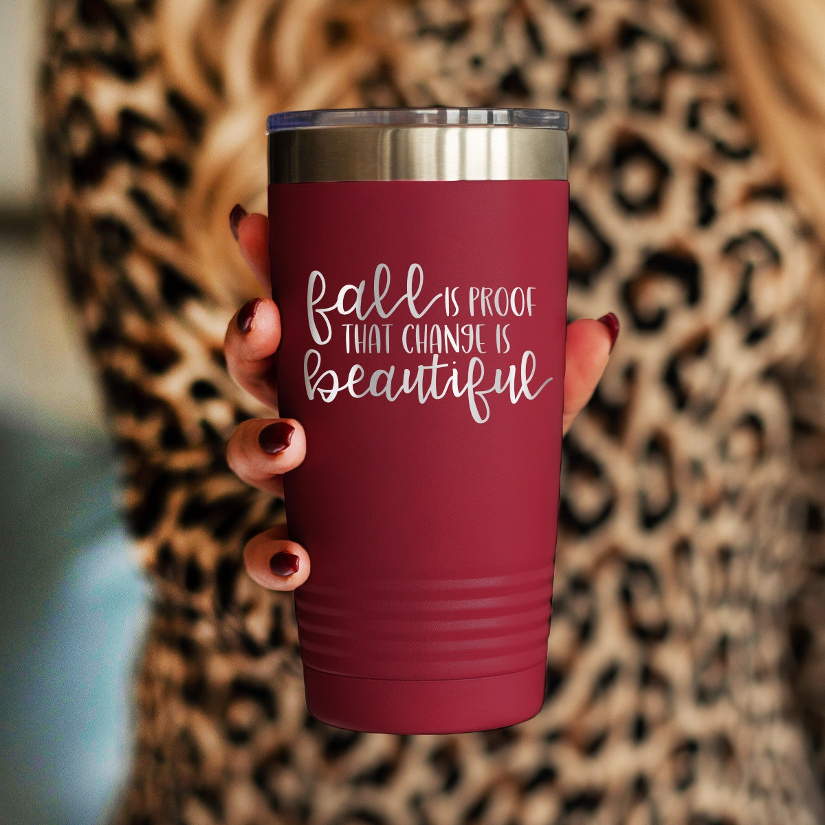 Change is Beautiful Garnet 20oz Insulated Tumbler