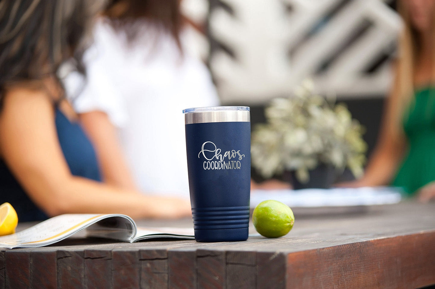 Chaos Coordinator Navy 20oz Insulated Tumbler