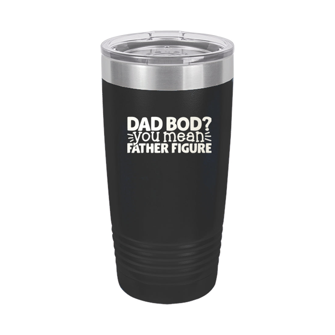 Dad Bod Black 20oz Insulated Tumbler