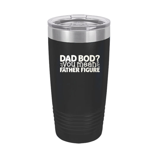 Dad Bod Black 20oz Insulated Tumbler