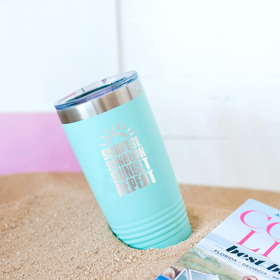 Sunrise Teal  20oz Insulated Tumbler