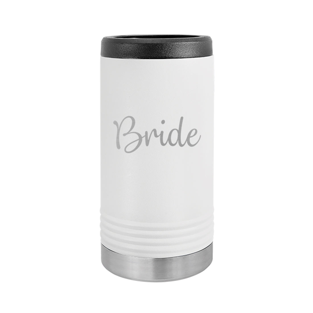 Bride White Slim Can Beverage Holder