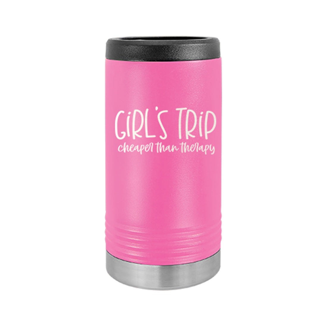 Girls Trip Pink Slim Can Beverage Holder