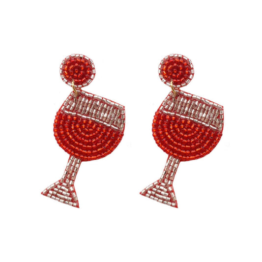 Fine Like Red Wine Earrings