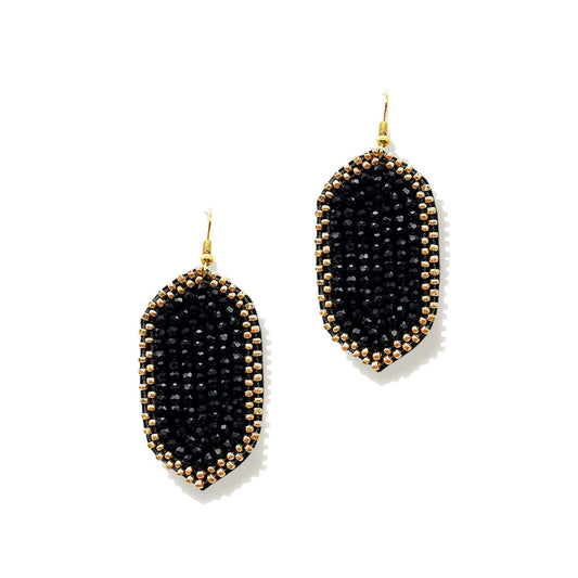 Black Lily Earrings