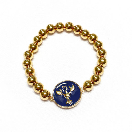 Feeling Nauti Navy Lobster Bracelet