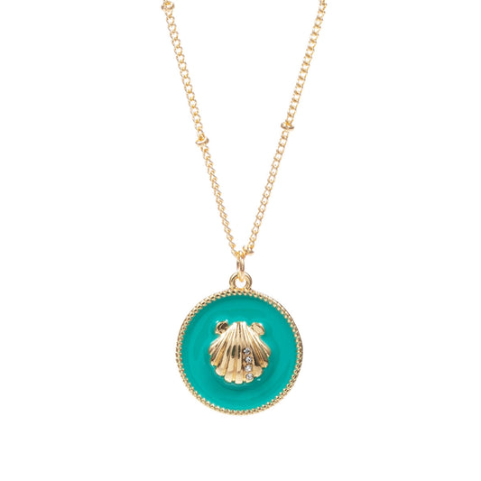 Feeling Nauti Mint Seashell Necklace