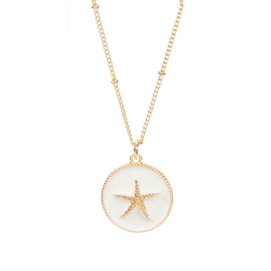 Feeling Nauti White Starfish Necklace