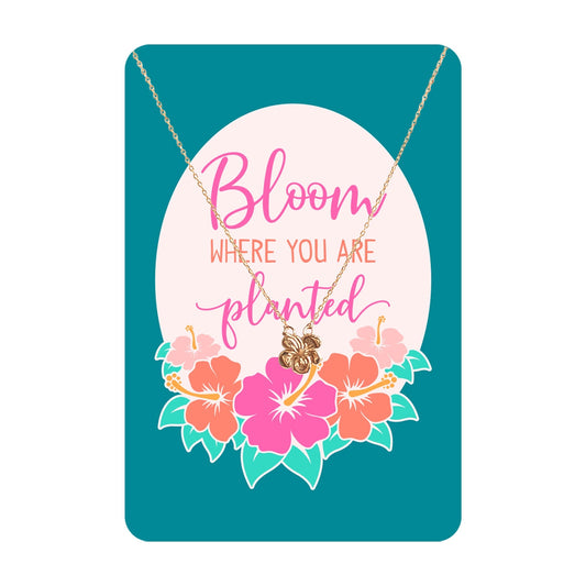 Bloom Where you are Planted Keepsake Card