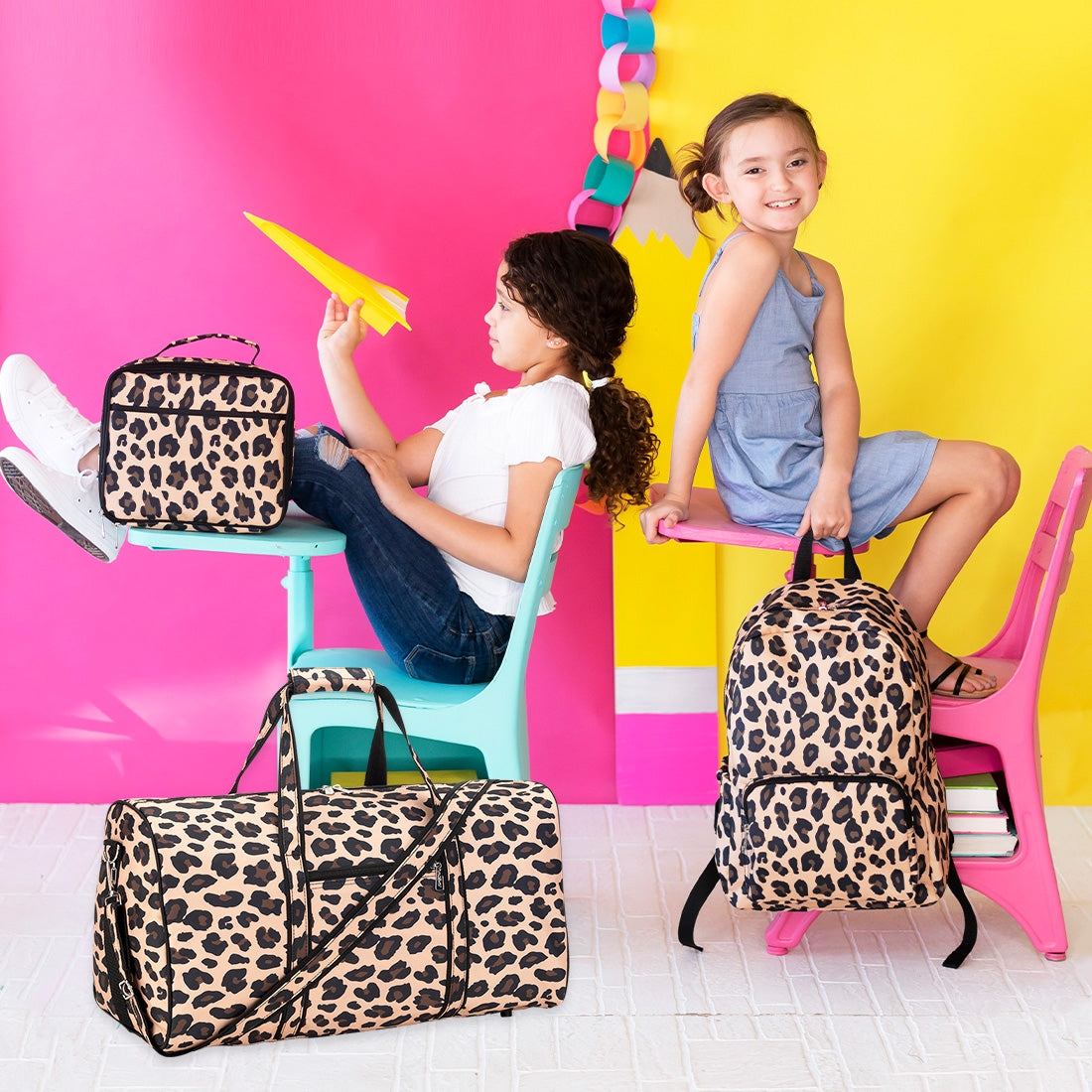 Wild Side Leopard Duffel Bag